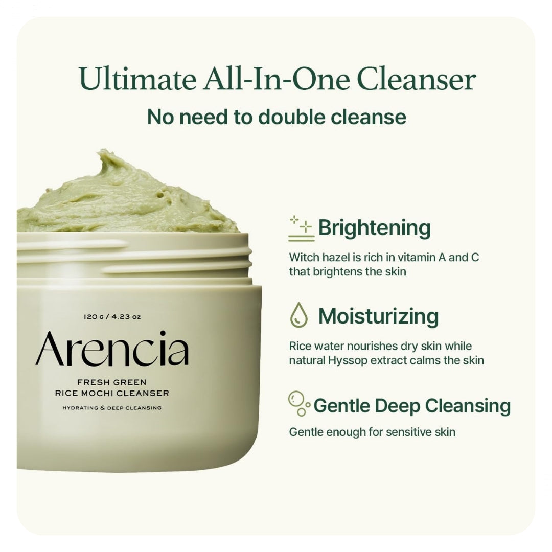 Arencia Rice Mochi Cleanser 120g