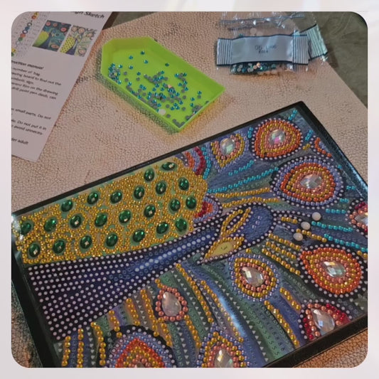 DIY A5 Journal Crystal Beads